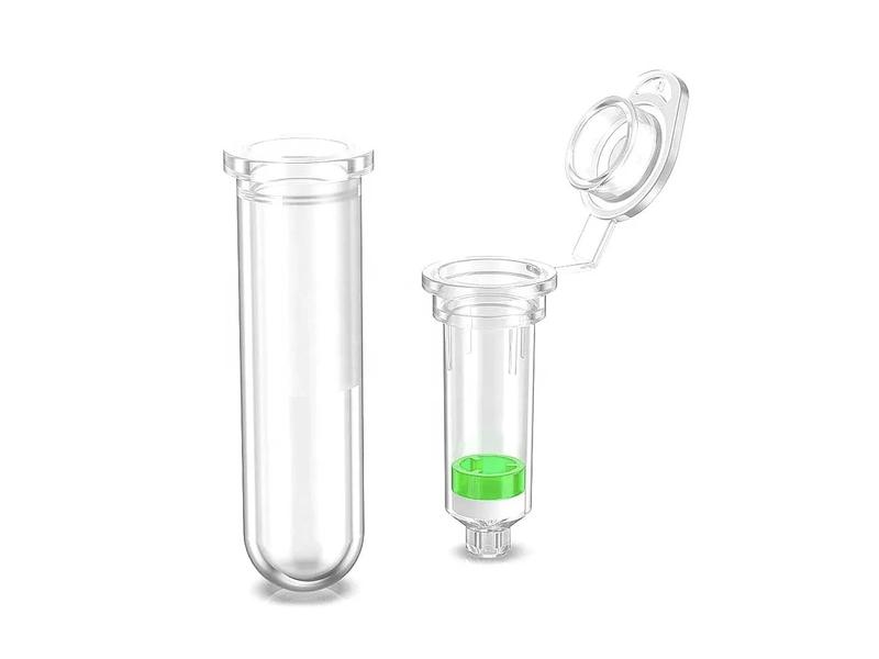 Columna de Purificación de Filtros de ADN y ARN de Tubo de Extracción de Dilución Plástica de Suministro Médico